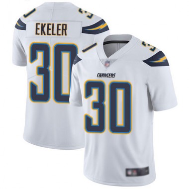 Los Angeles Chargers NFL Football Austin Ekeler White Jersey Youth Limited #30 Road Vapor Untouchable->youth nfl jersey->Youth Jersey